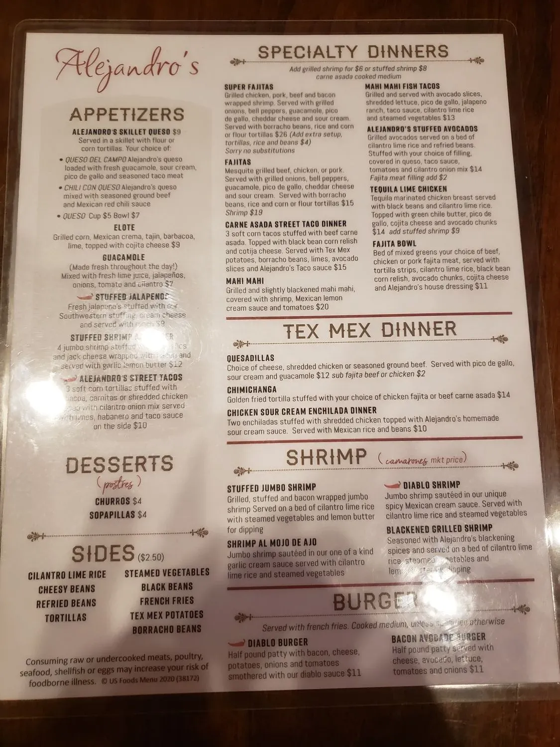 Menu 4