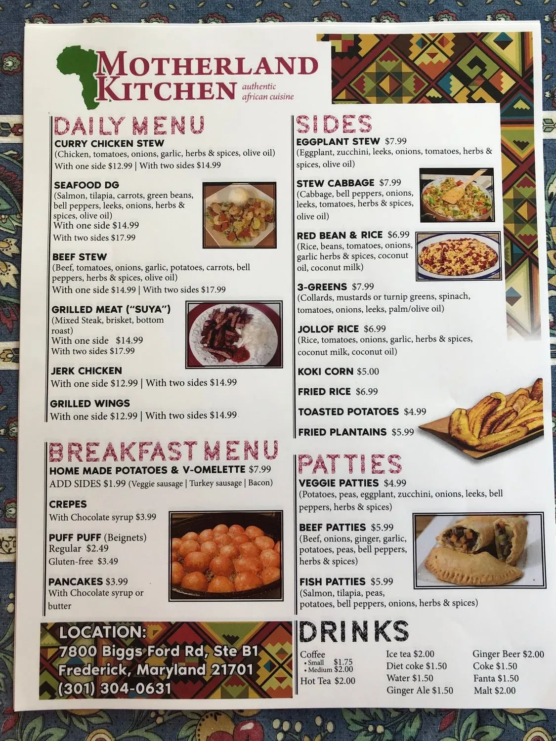 Menu 6