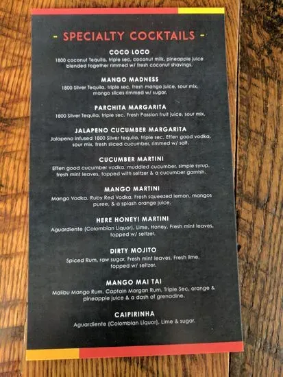 Menu 2