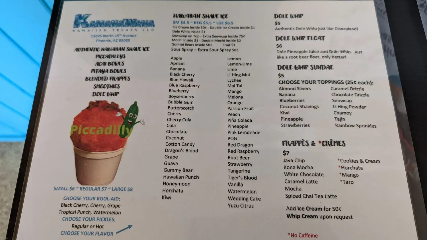 Menu 2