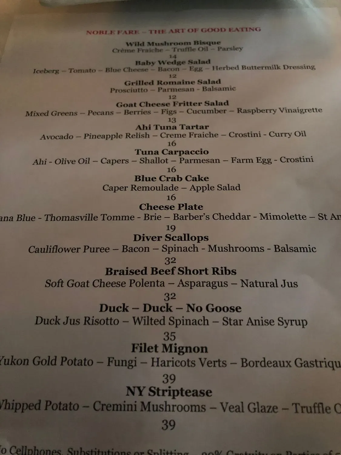 Menu 4