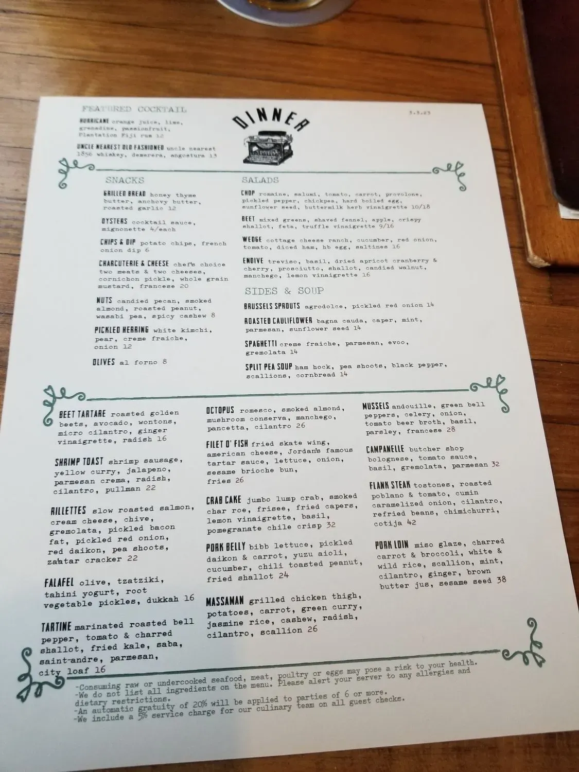 Menu 3