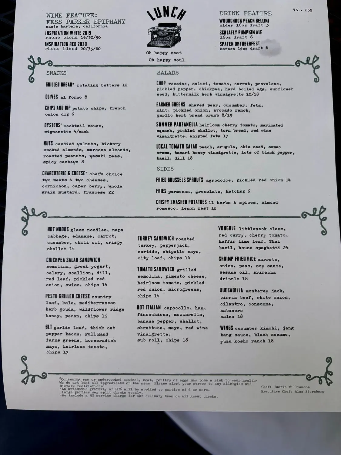 Menu 4