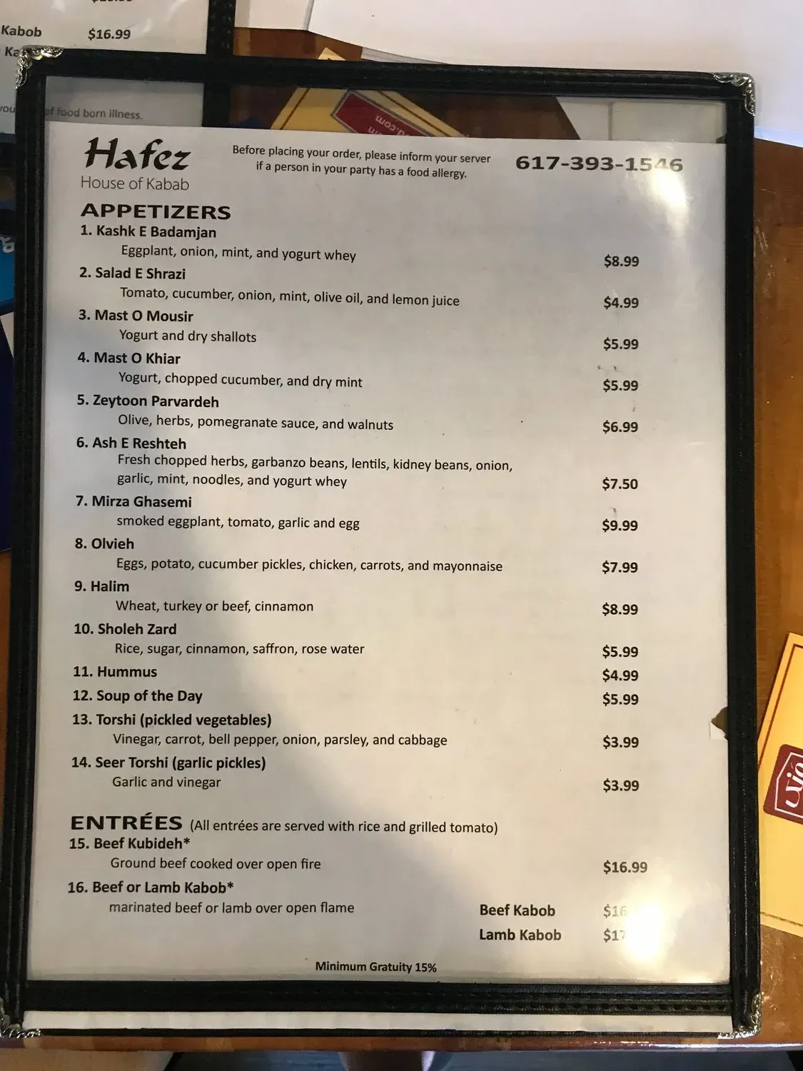 Menu 4