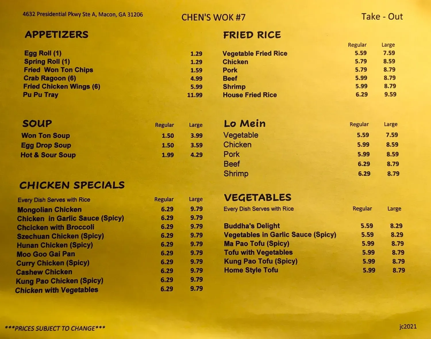 Menu 5