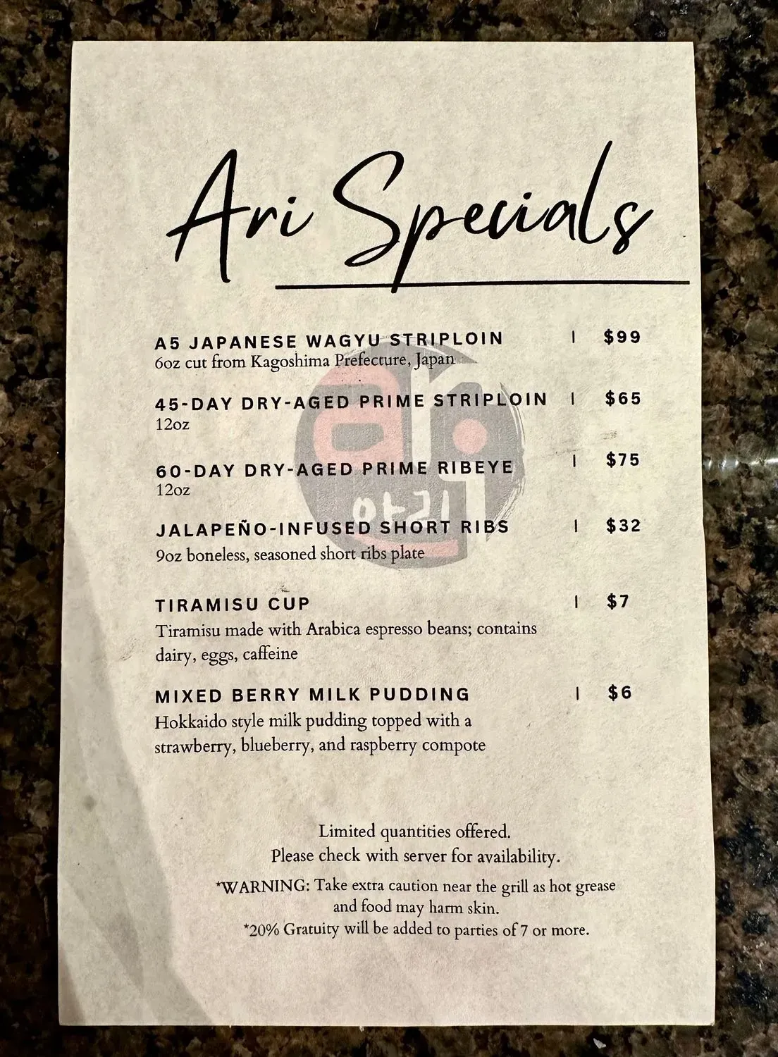 Menu 6