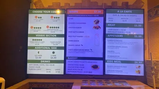 Menu 3