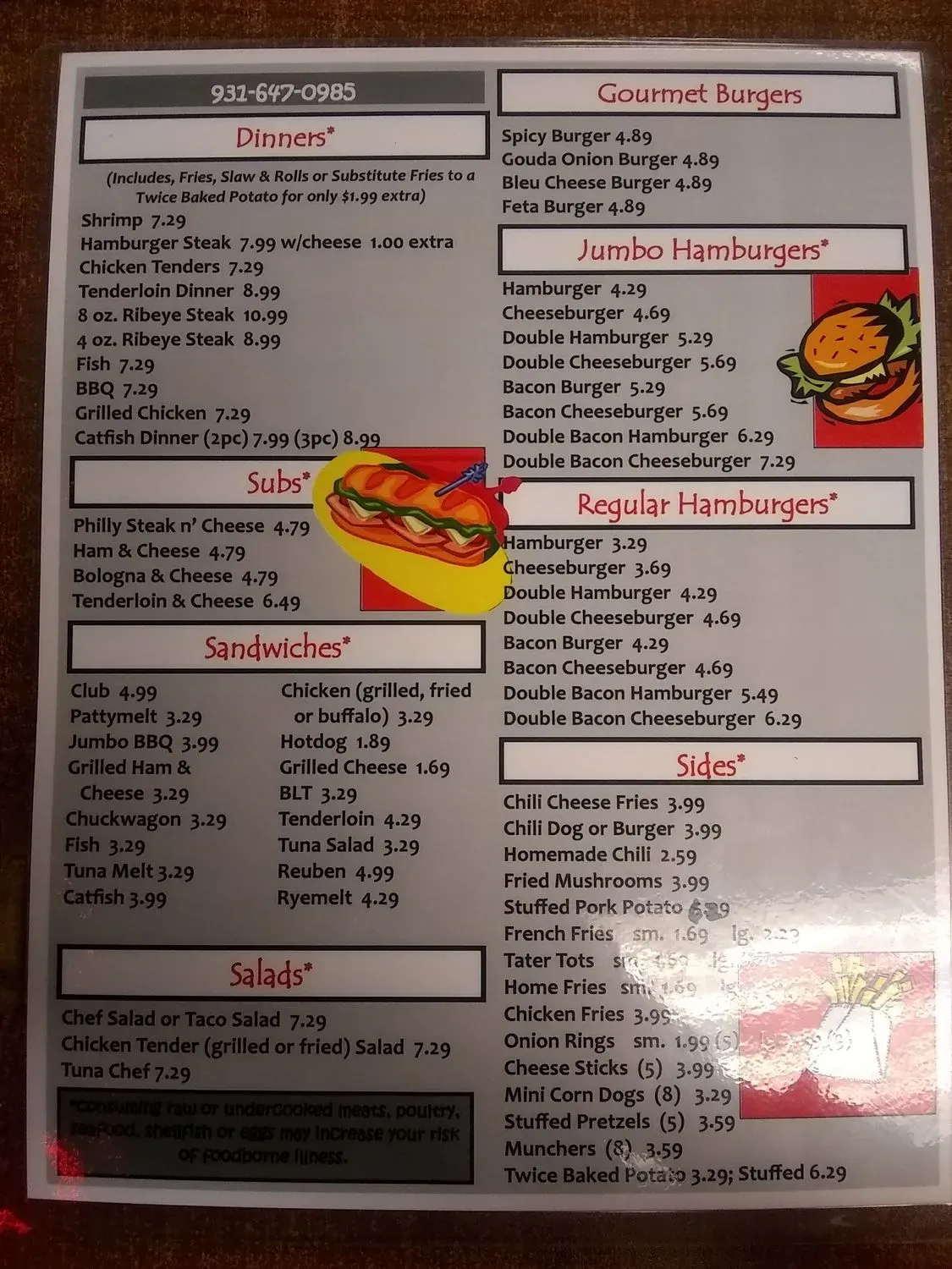 Menu 6