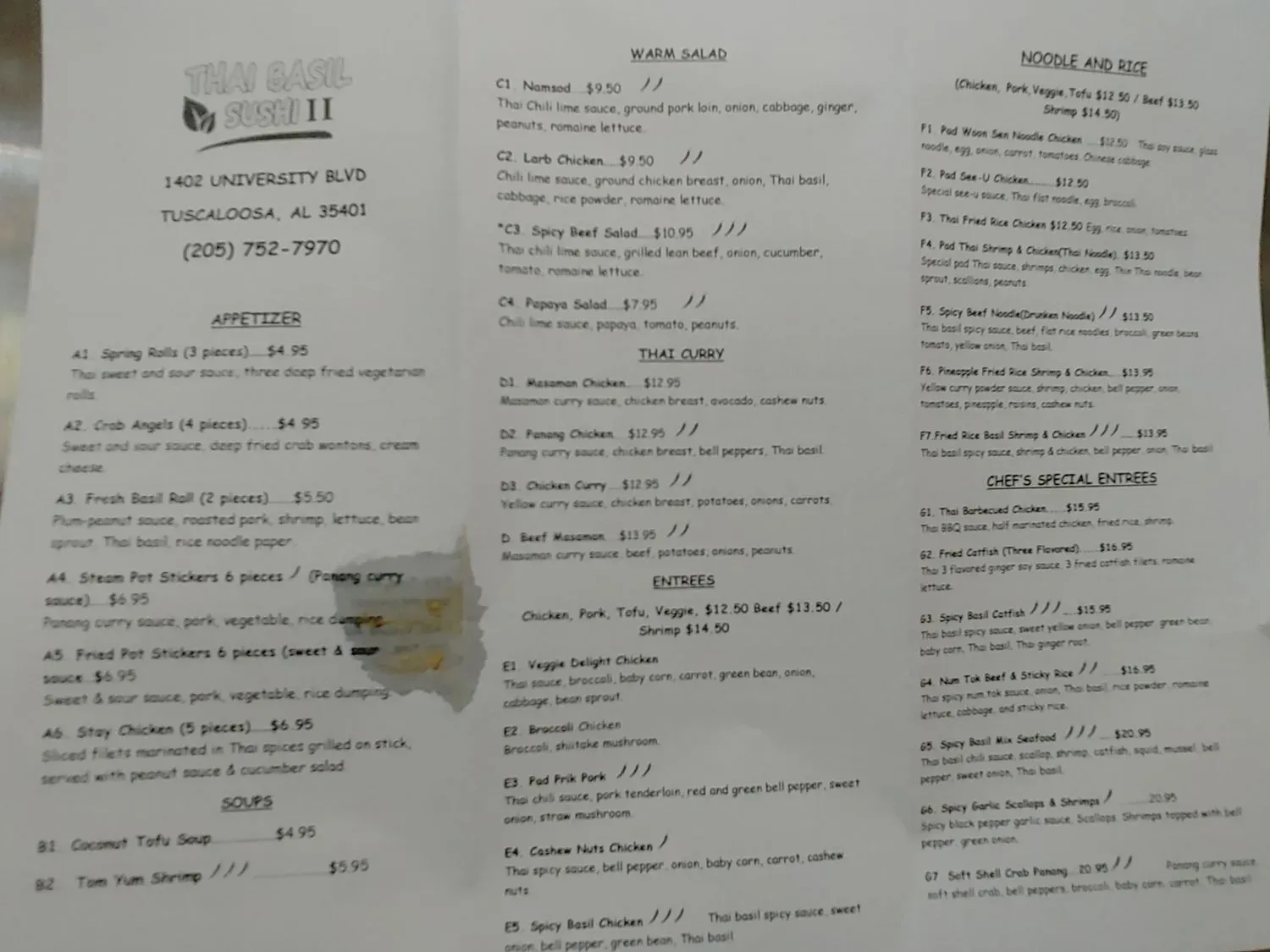 Menu 6