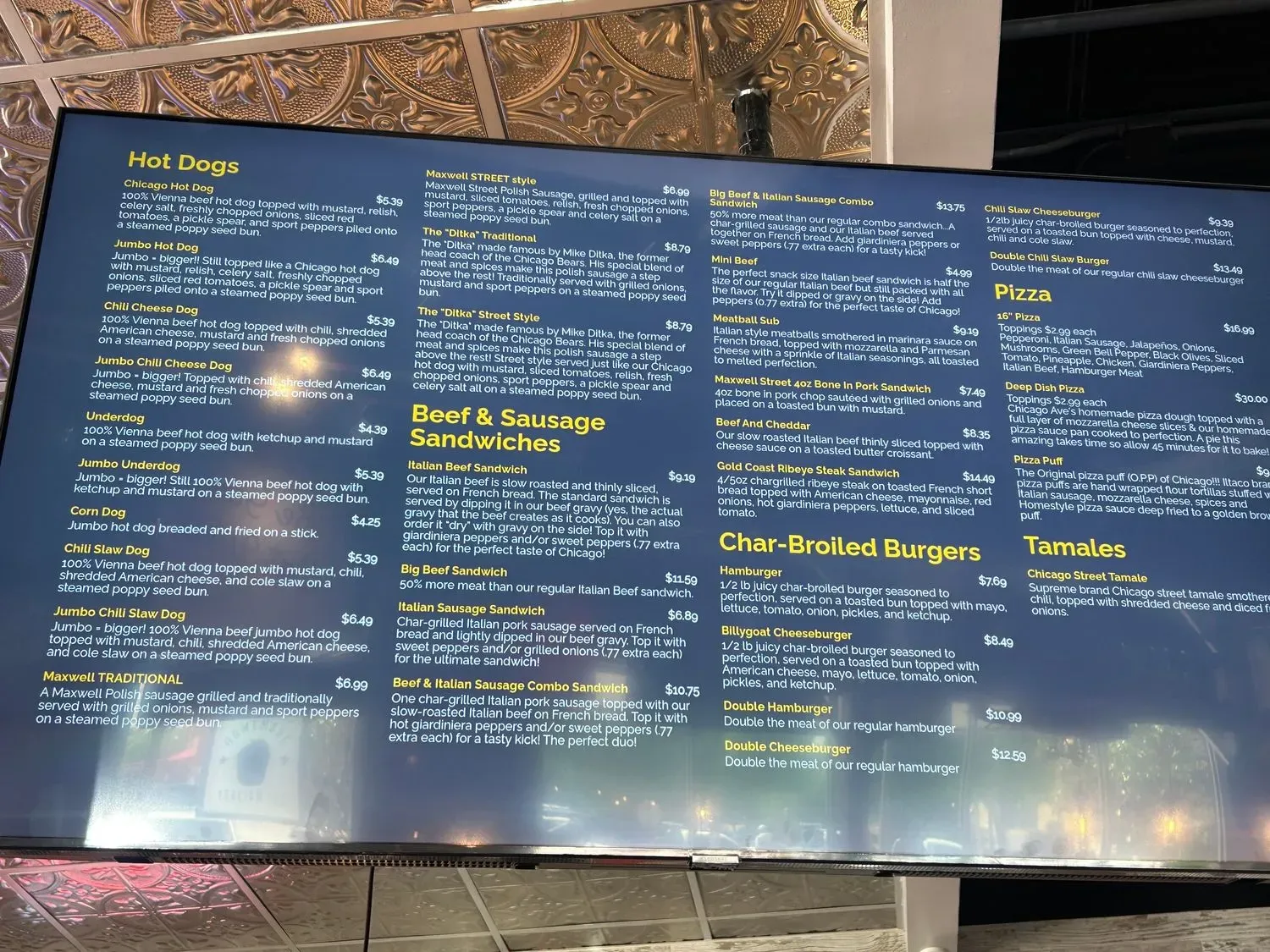 Menu 2