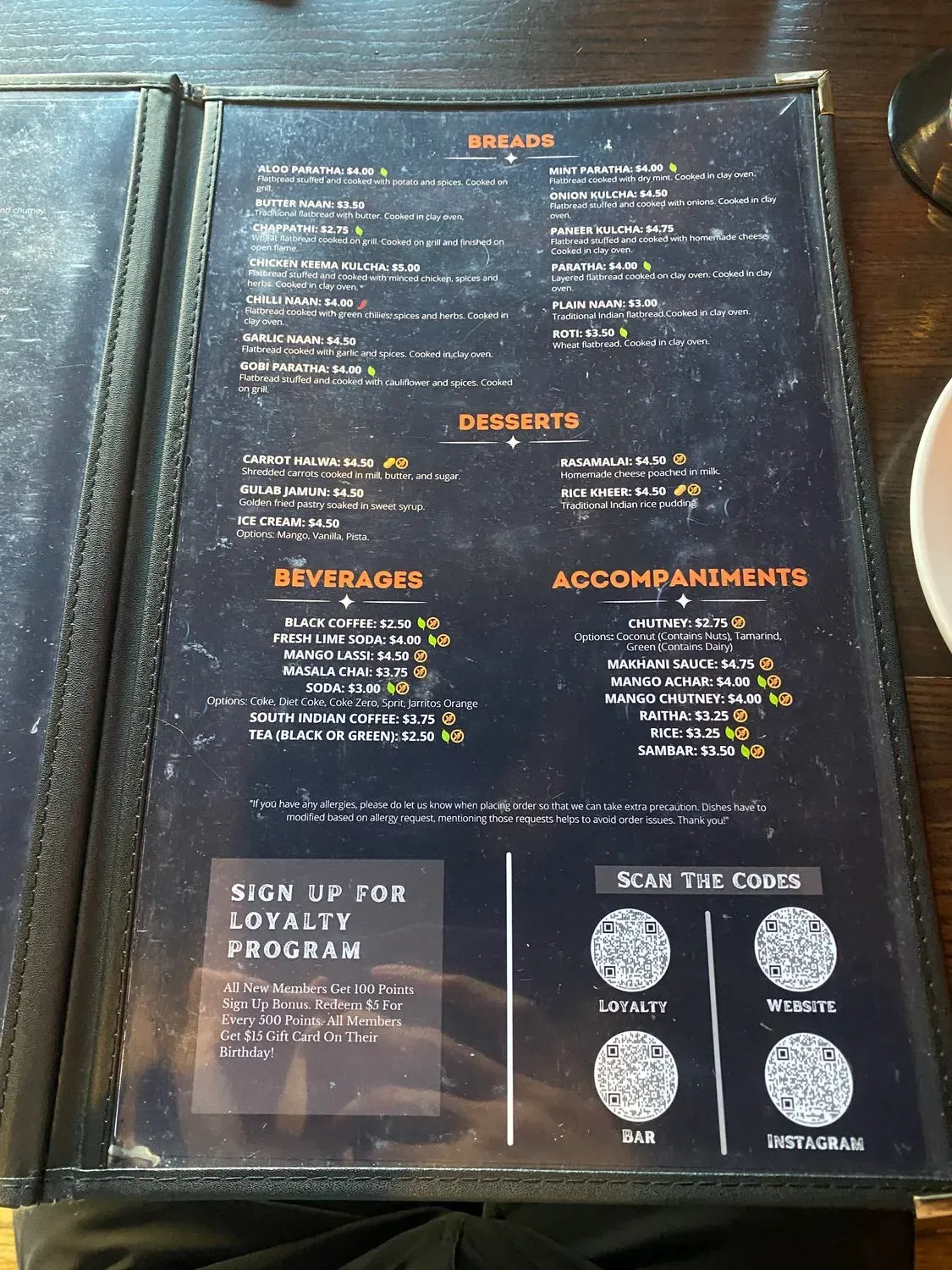 Menu 4