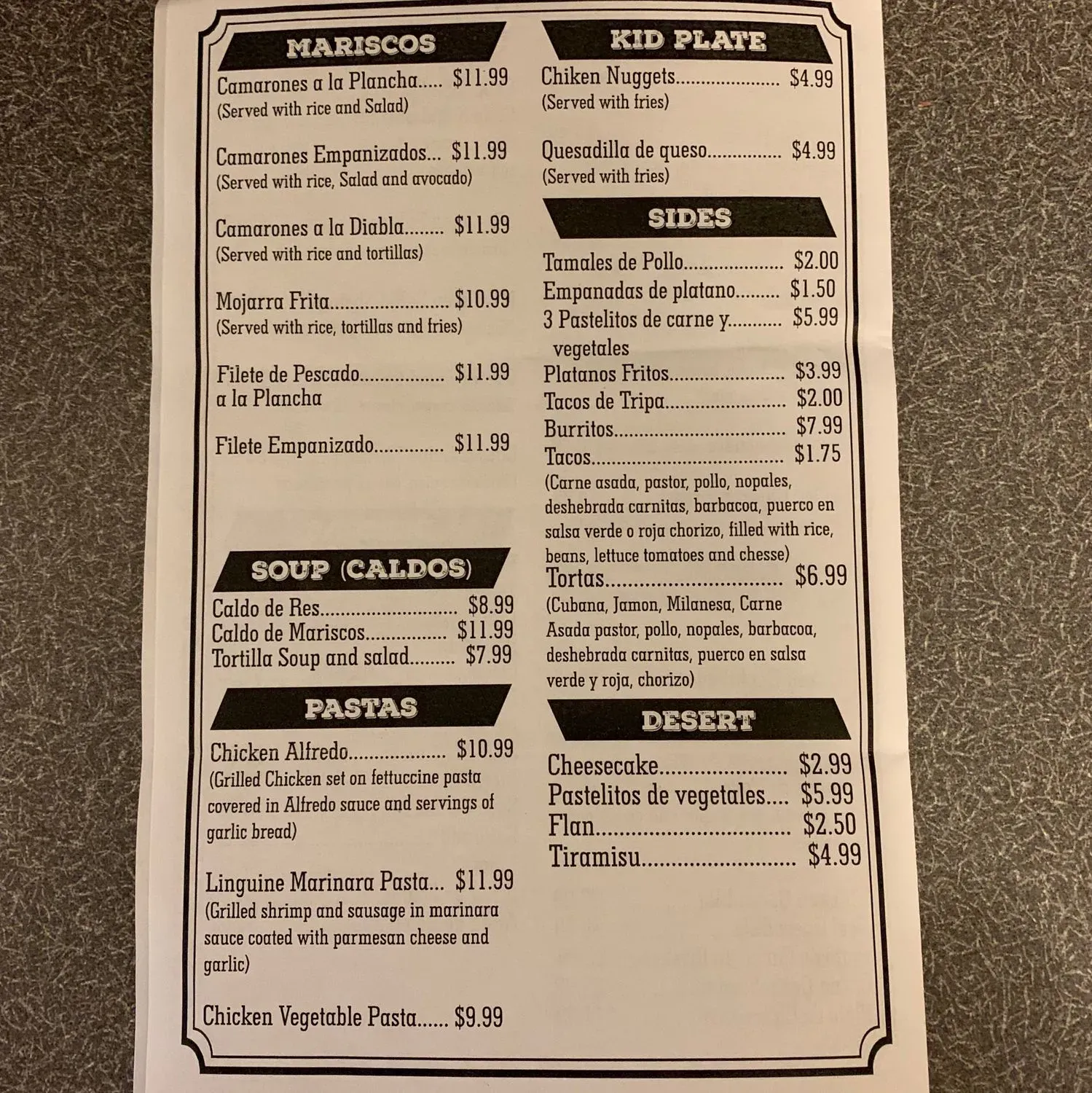 Menu 6