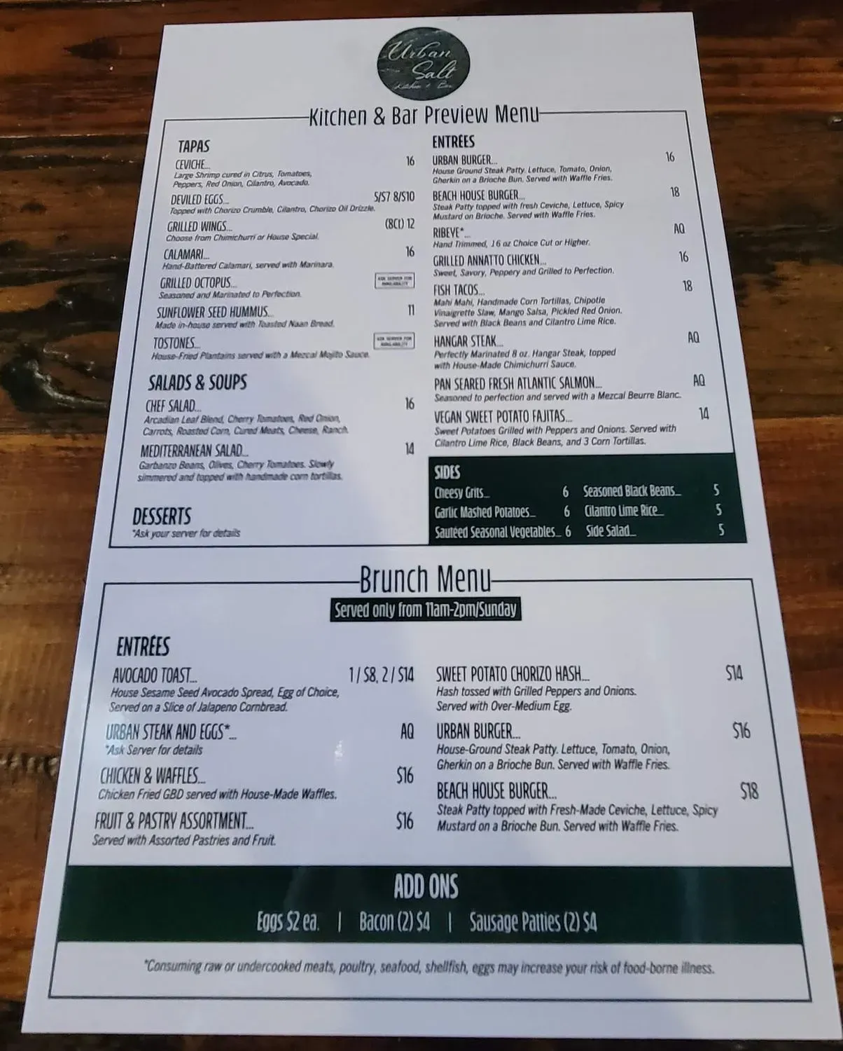 Menu 4