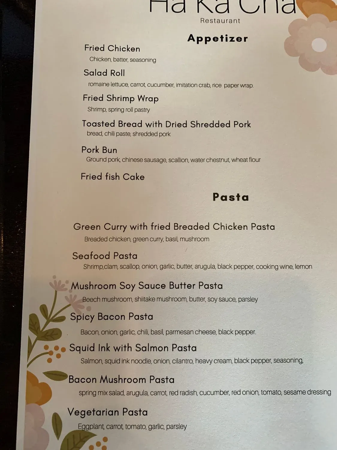 Menu 4