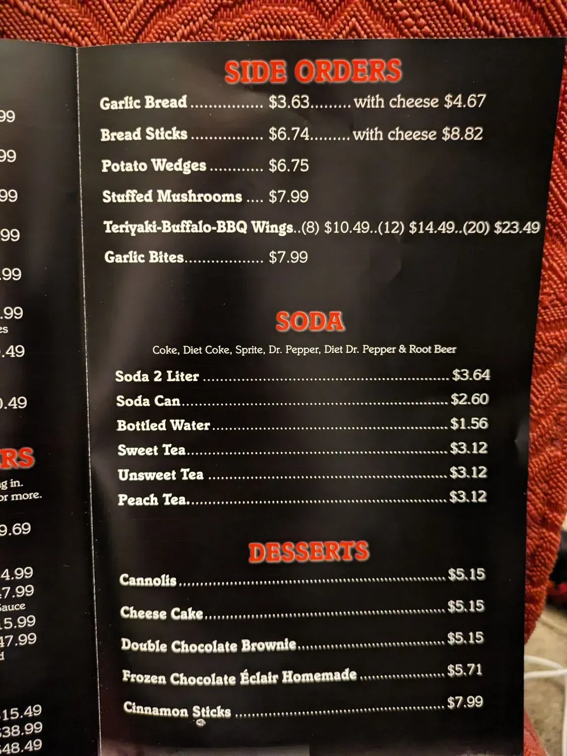 Menu 2