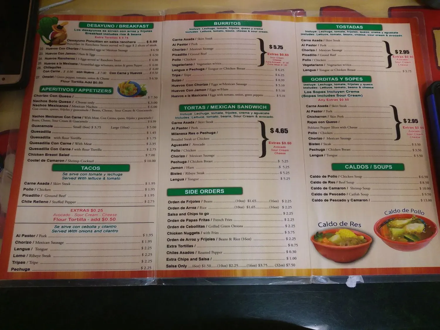 Menu 4