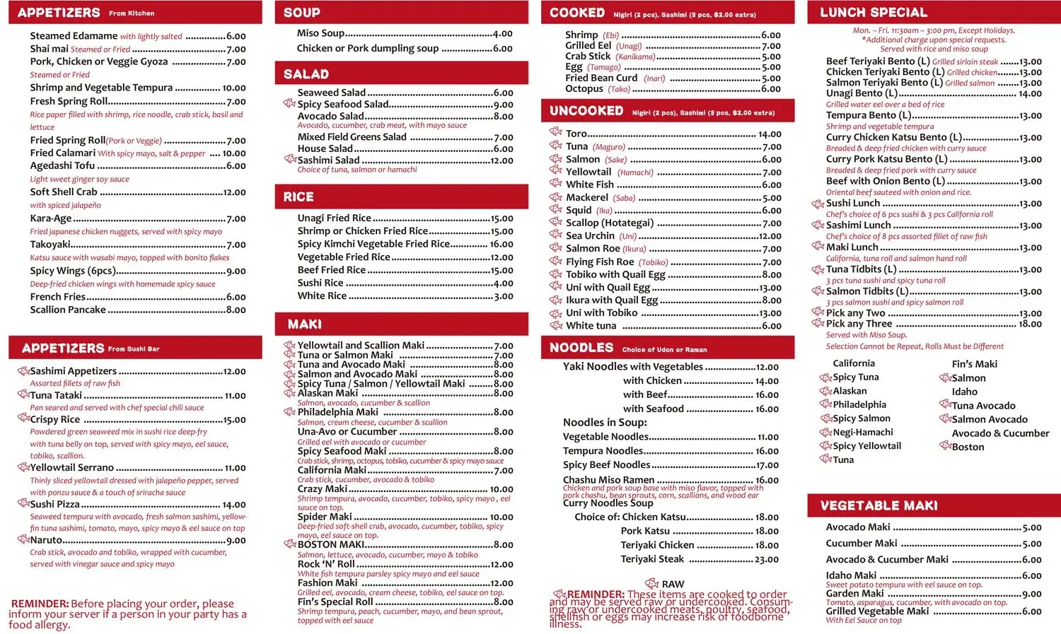 Menu 2