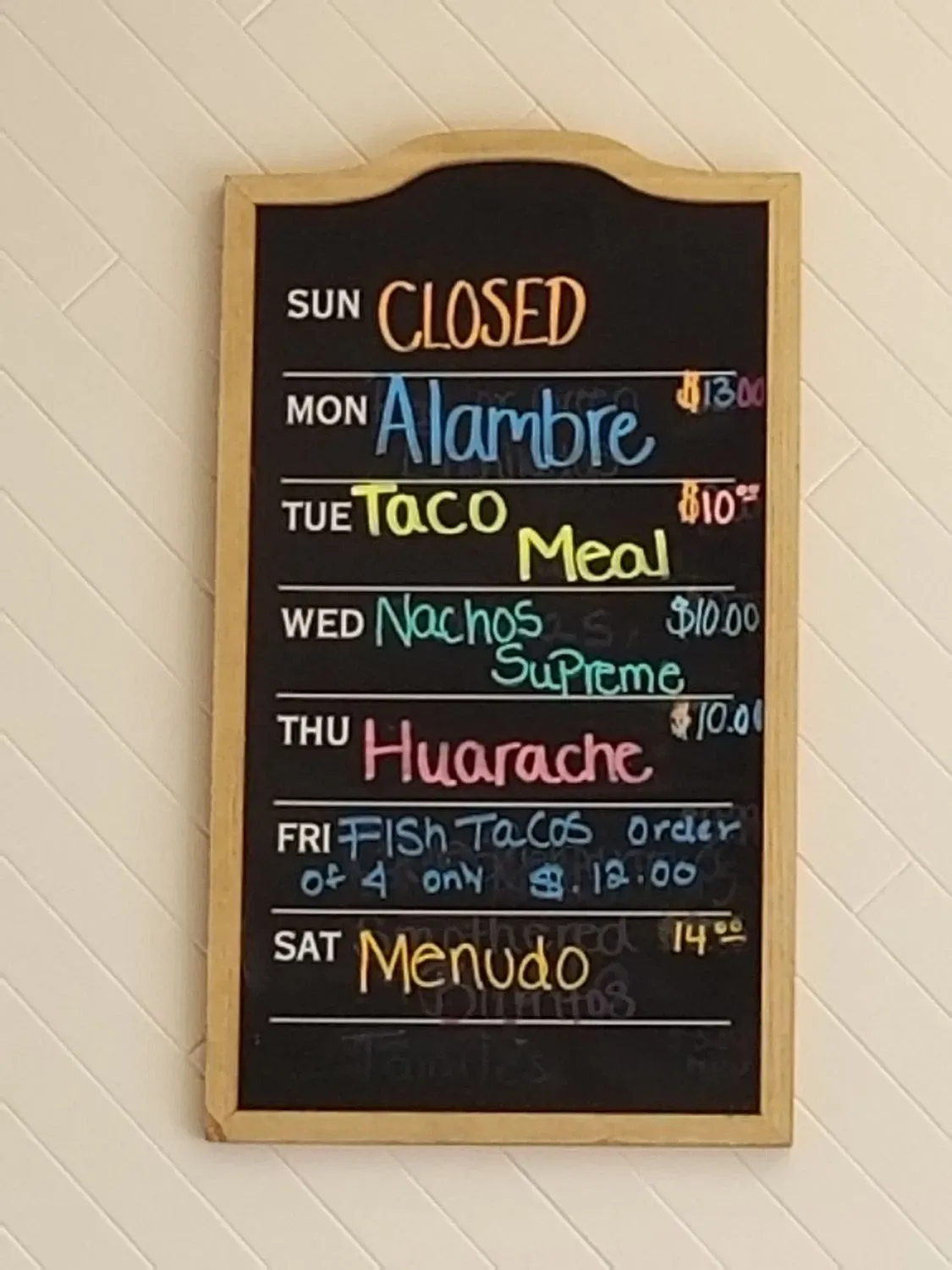 Menu 6