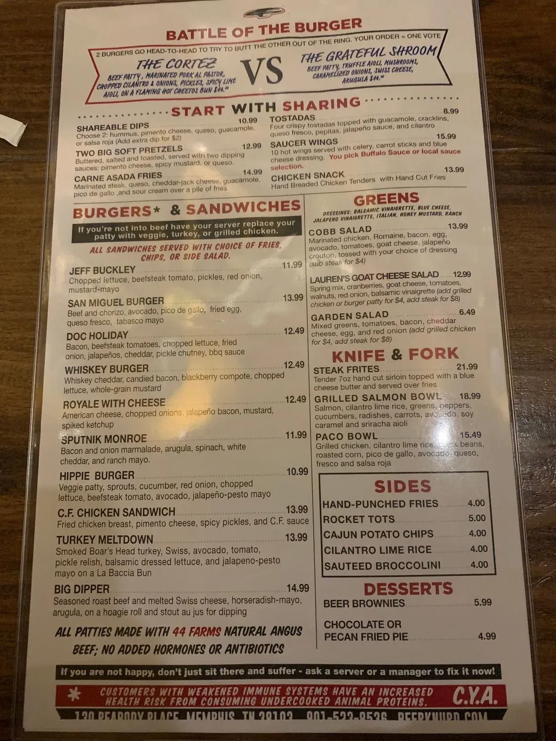 Menu 2