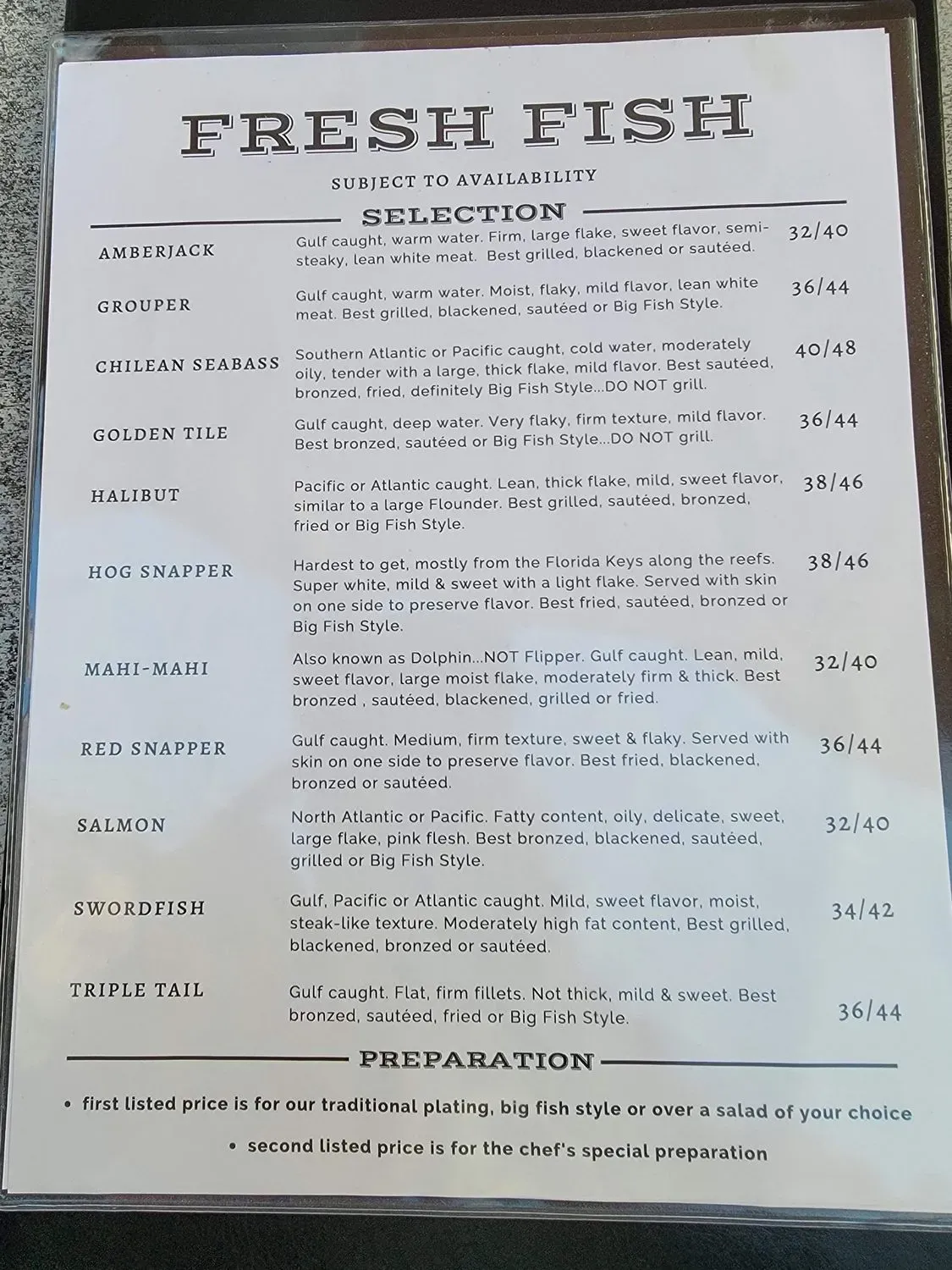 Menu 6