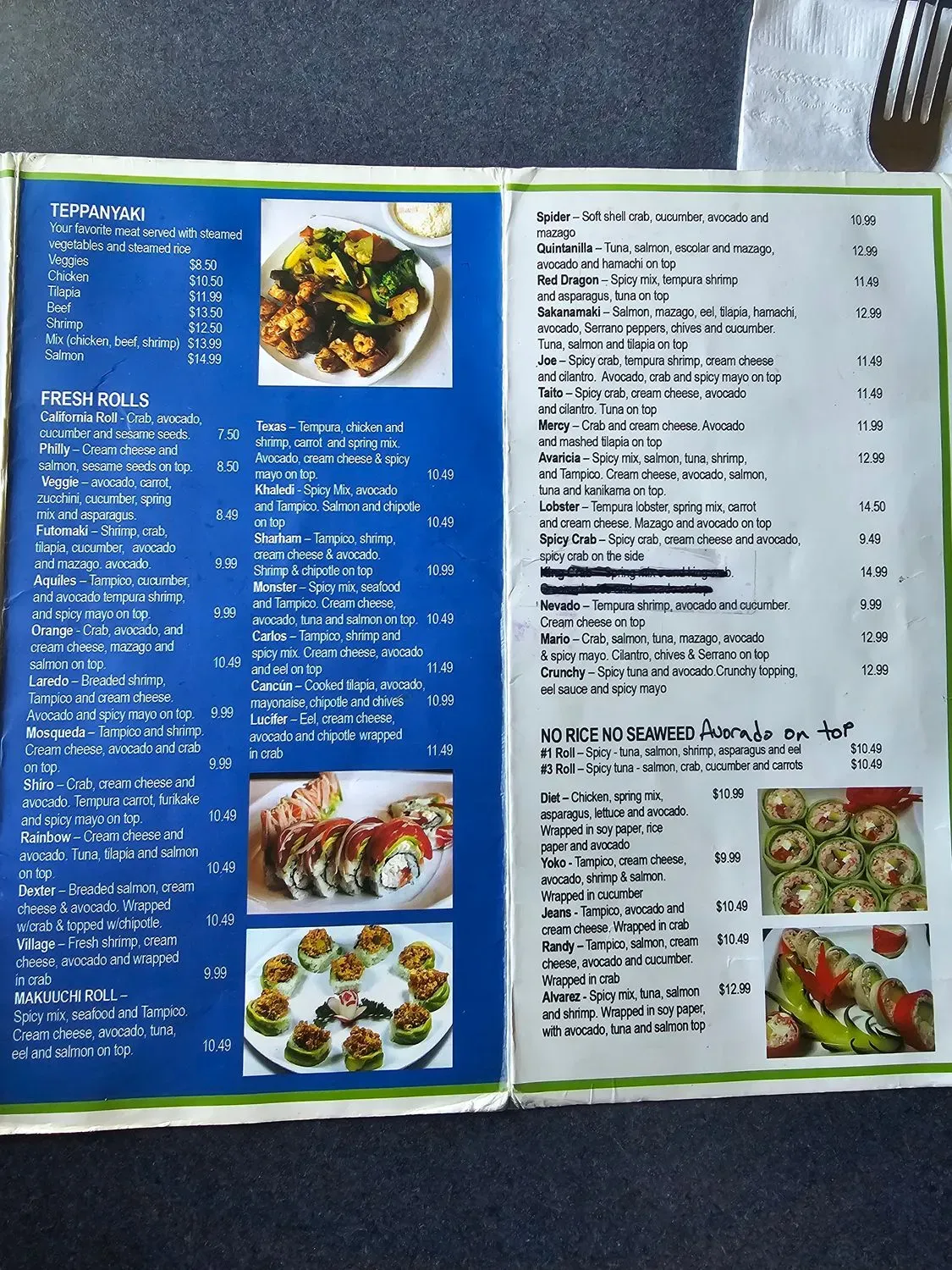 Menu 4