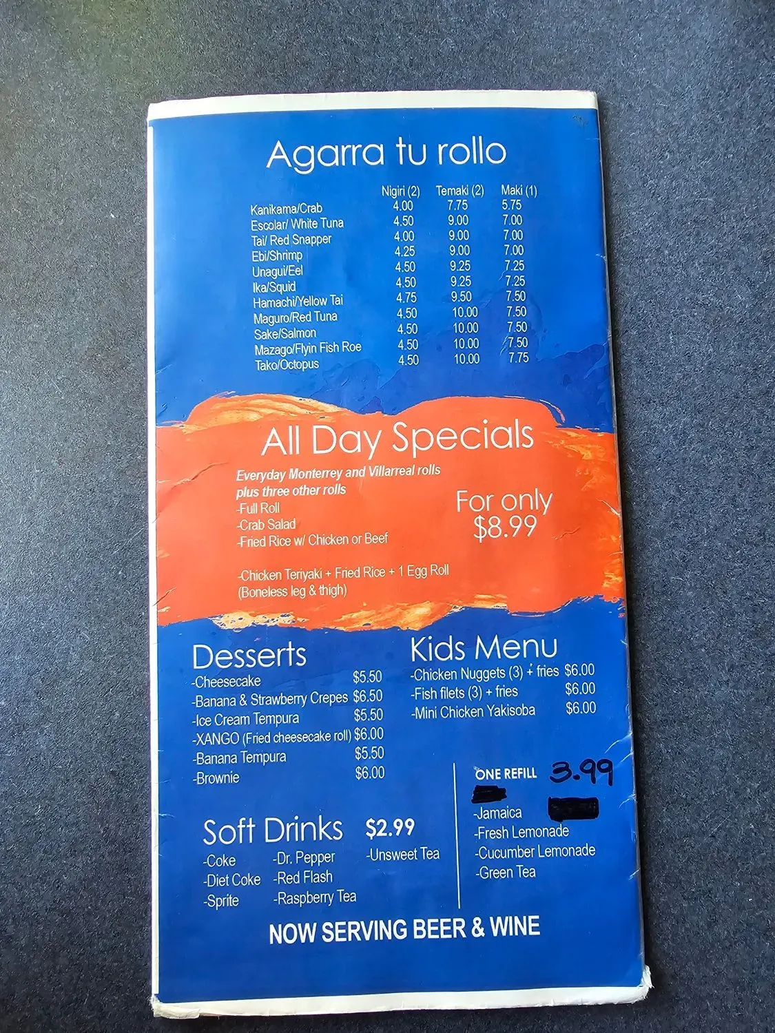 Menu 2