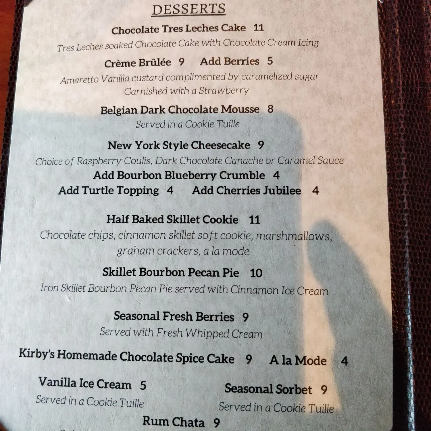 Menu 6