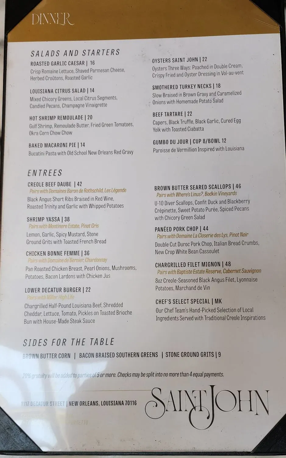 Menu 3