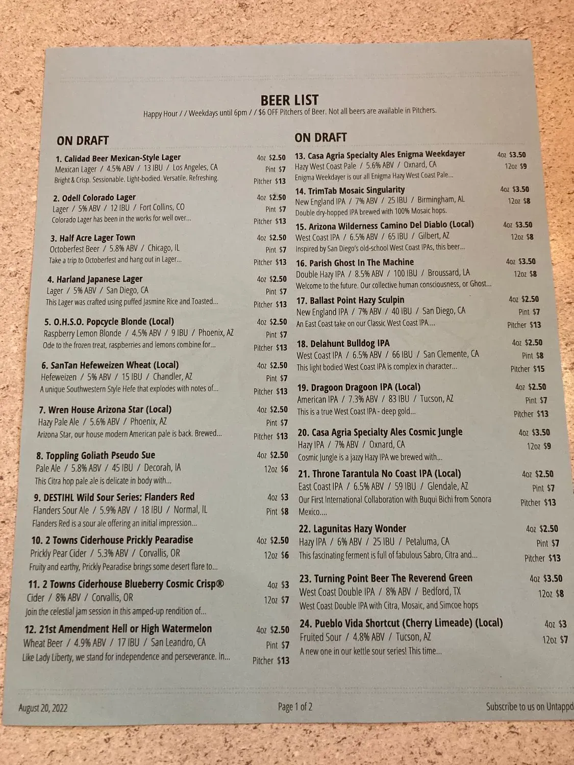 Menu 3