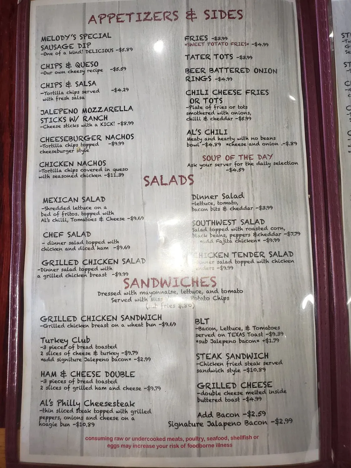 Menu 6