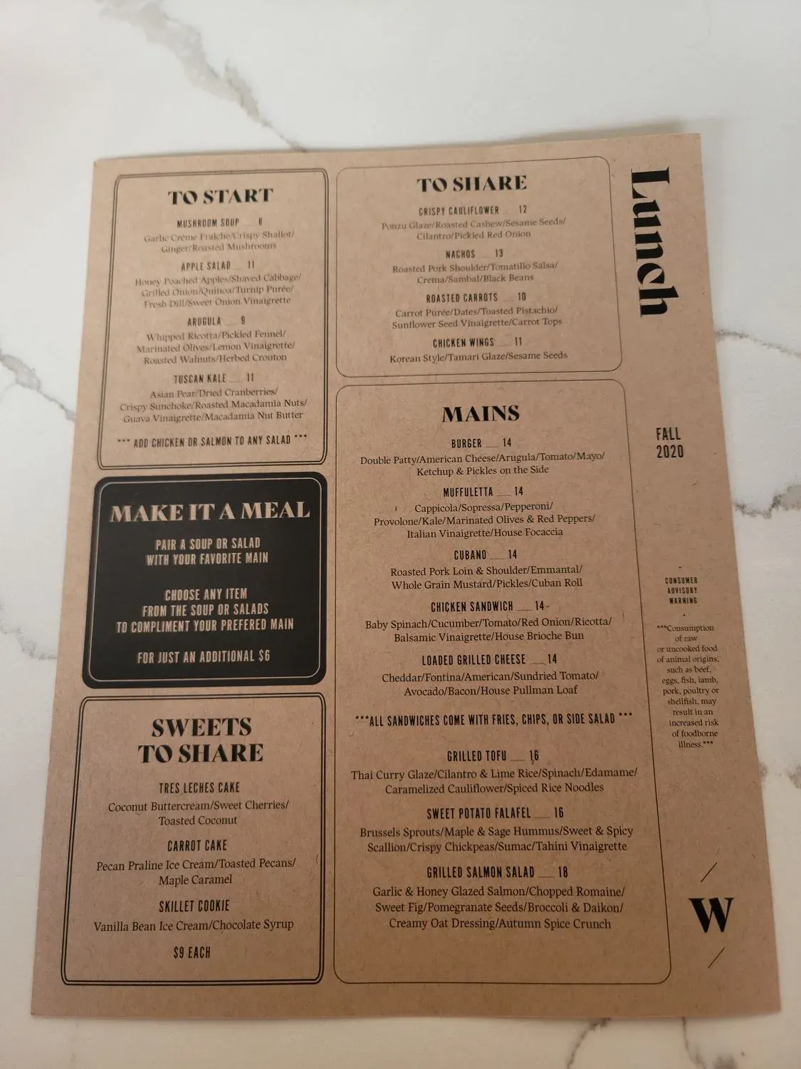 Menu 6