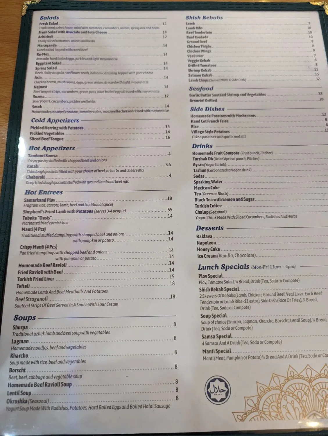 Menu 2