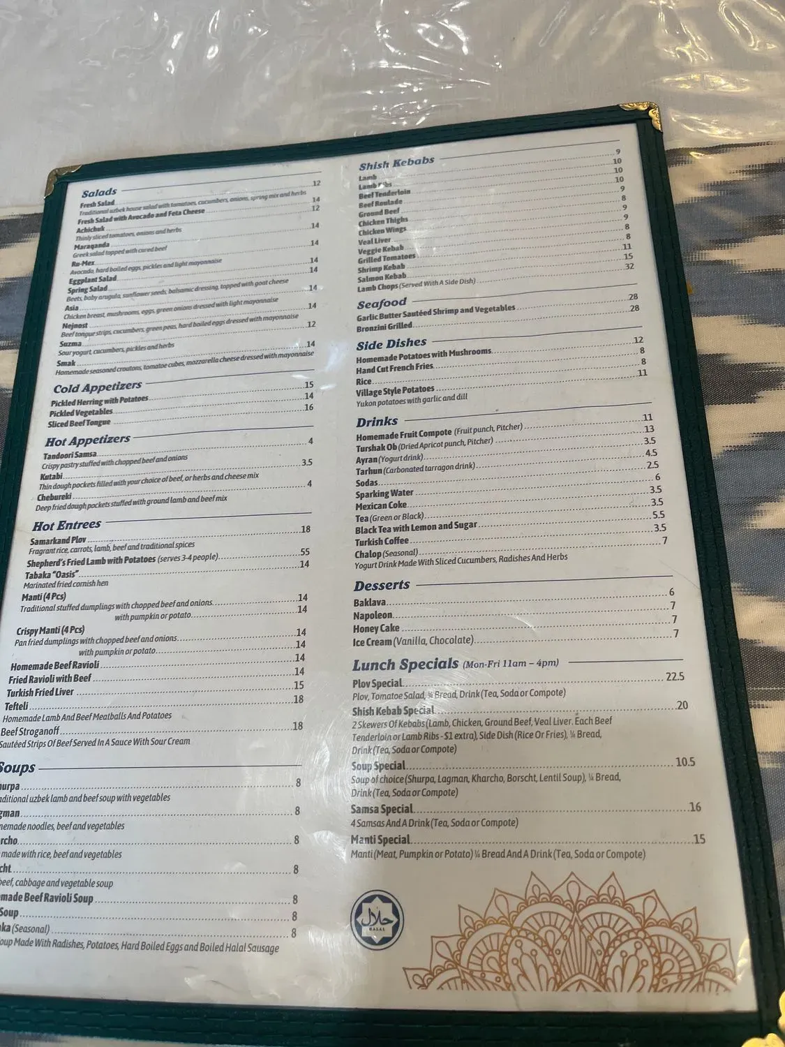 Menu 3