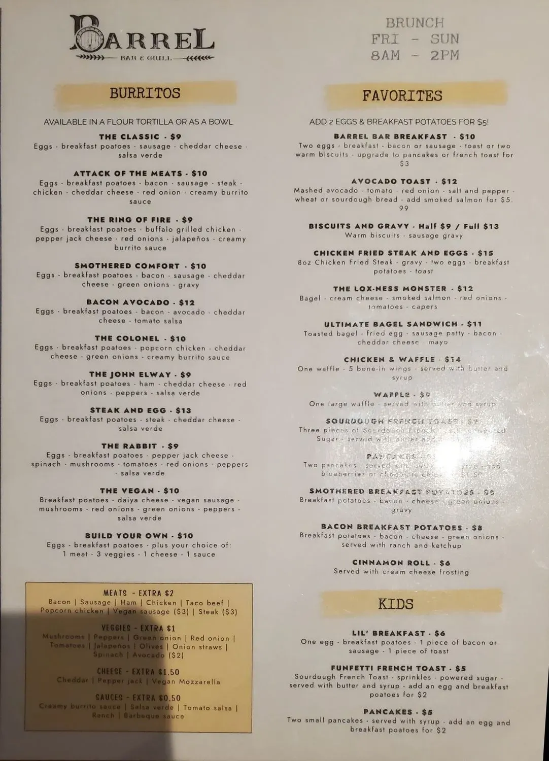 Menu 2