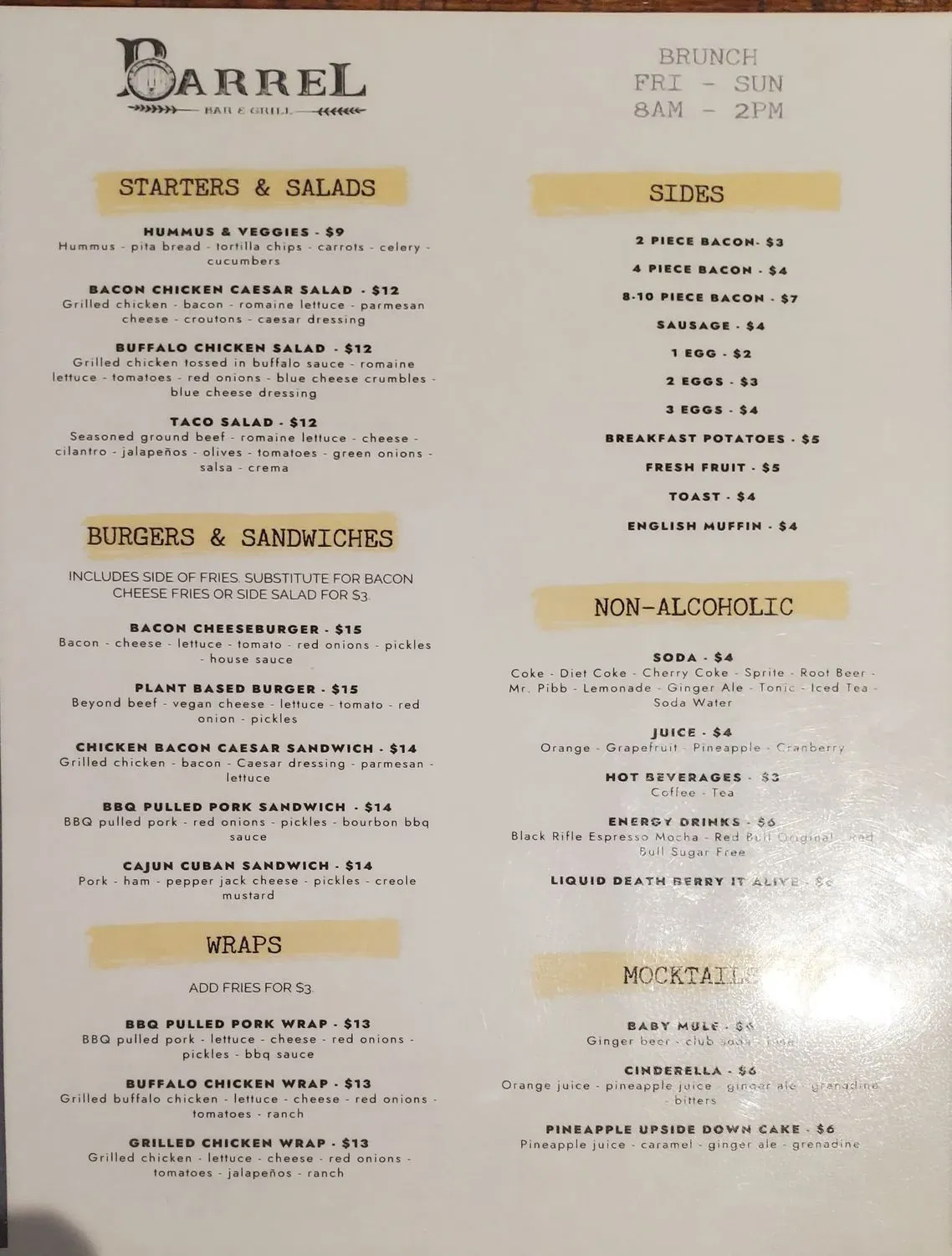 Menu 3