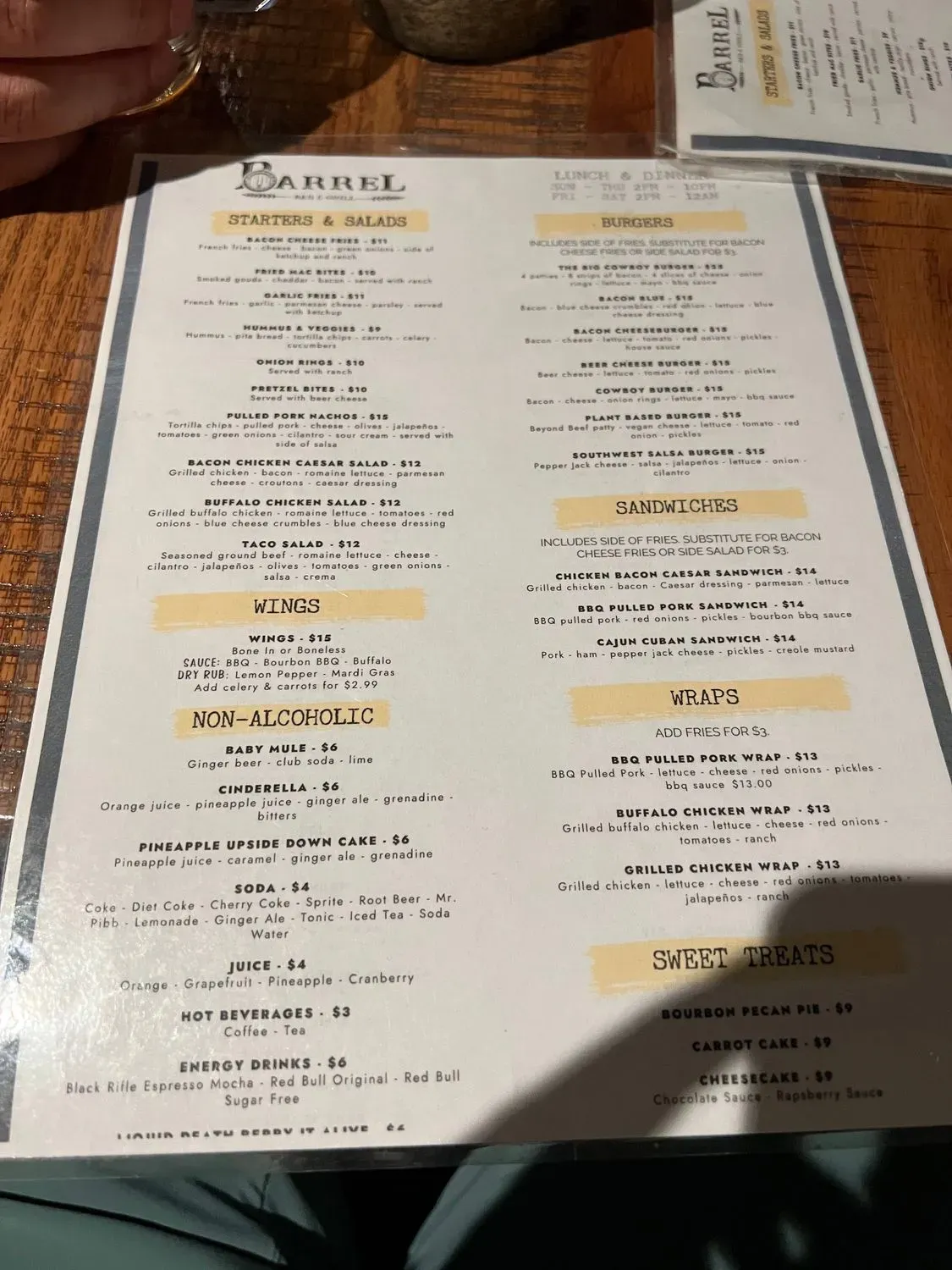 Menu 4