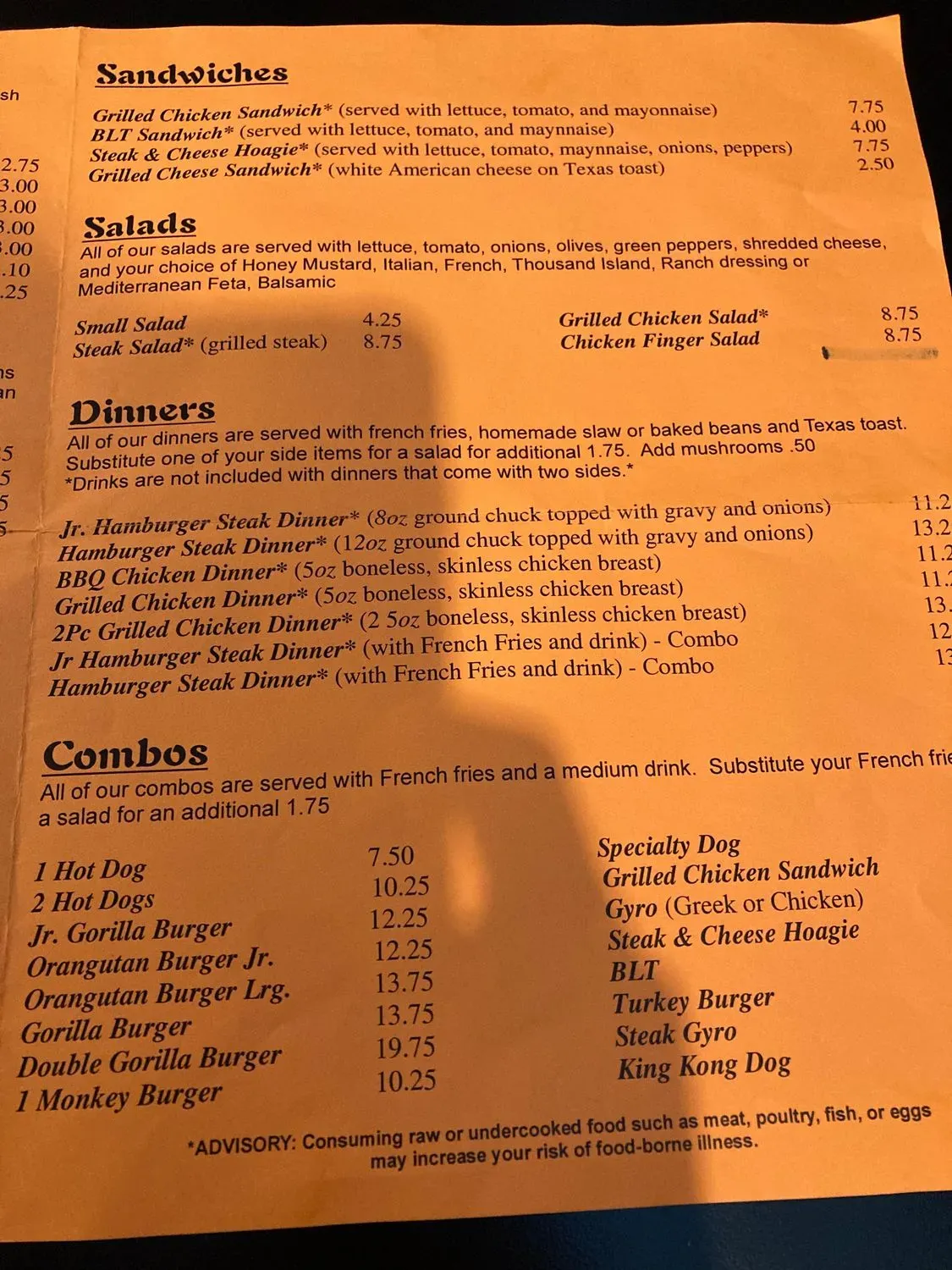 Menu 4