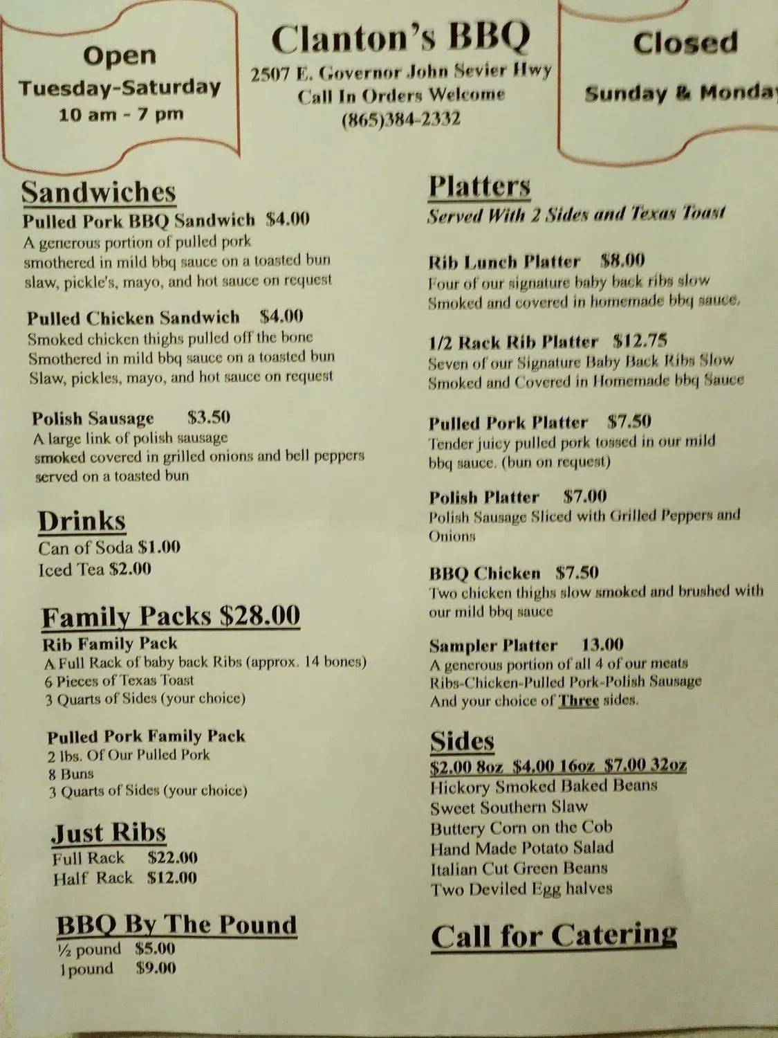 Menu 3