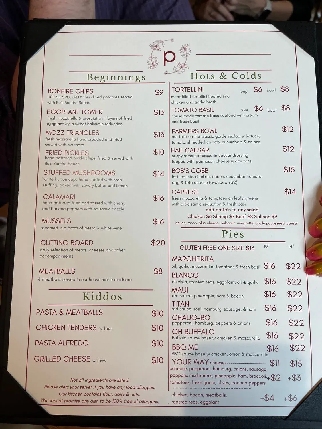 Menu 5