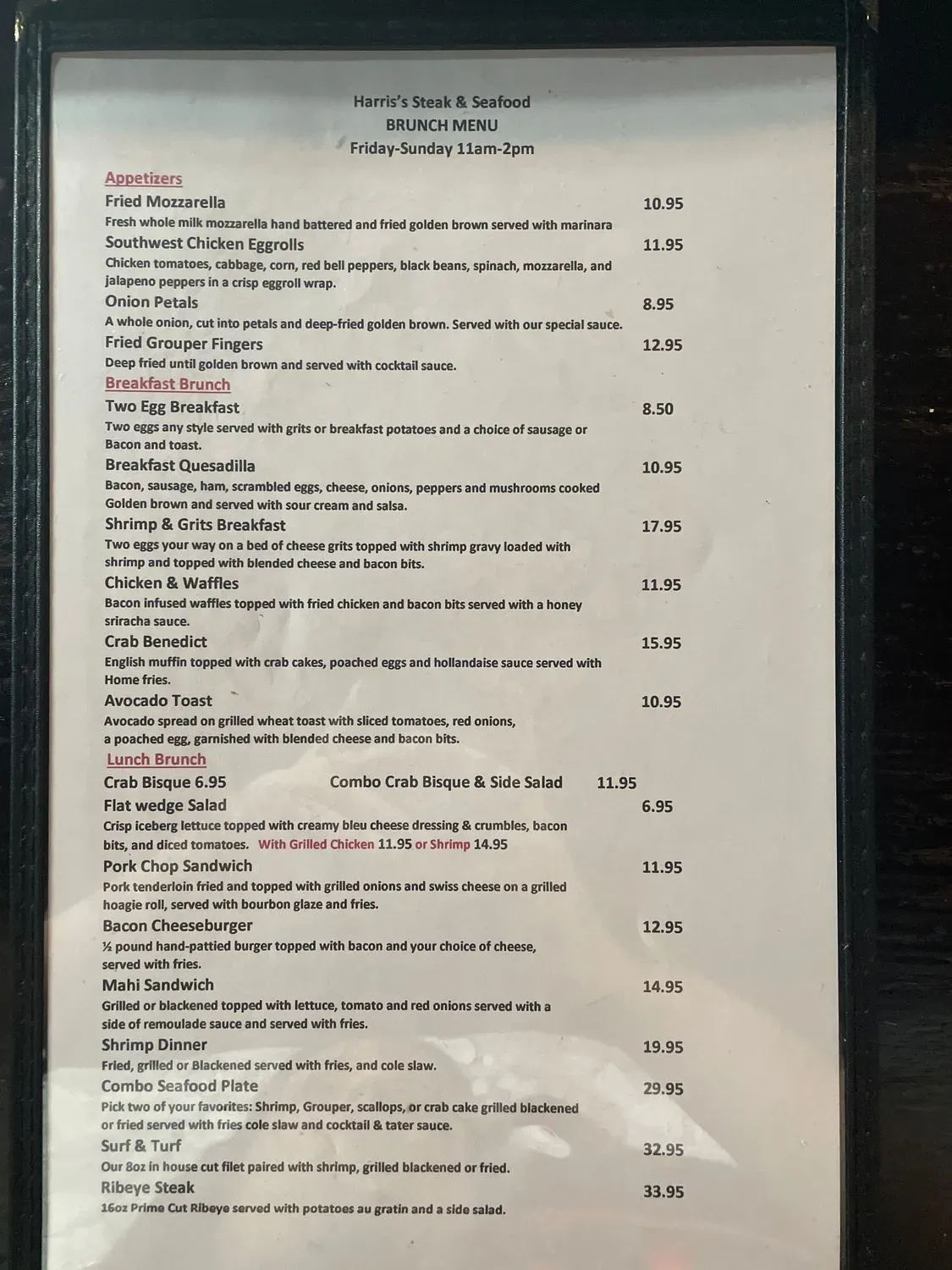 Menu 4