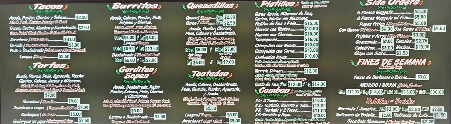 Menu 3