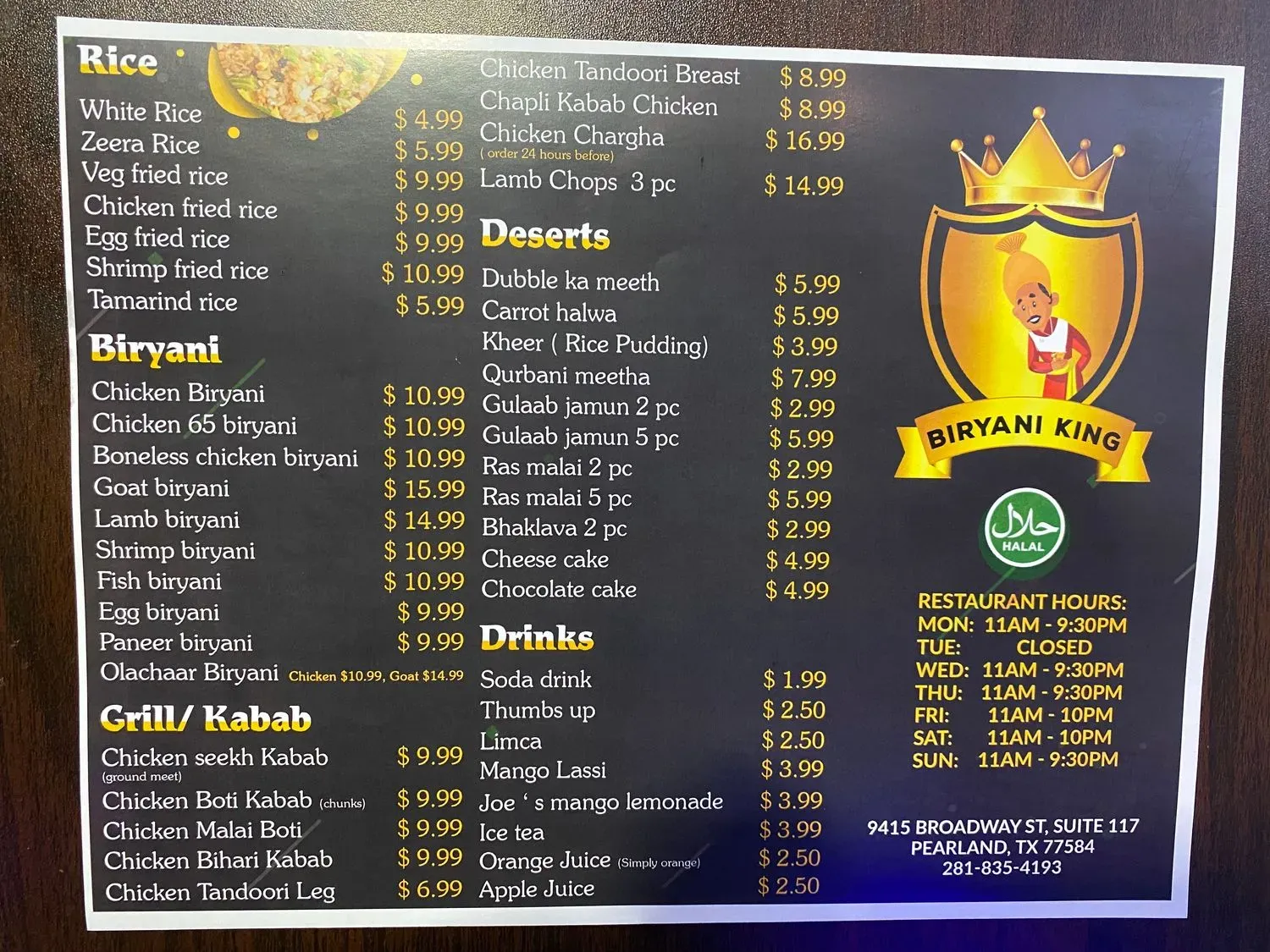 Menu 4