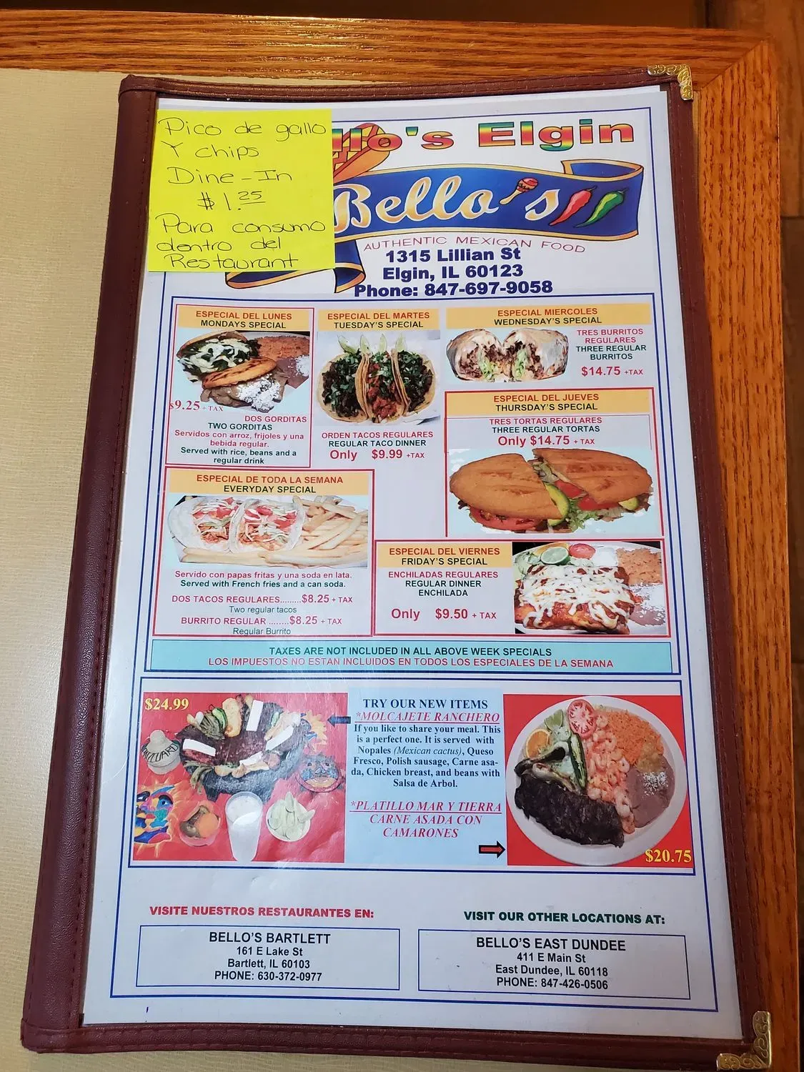 Menu 2