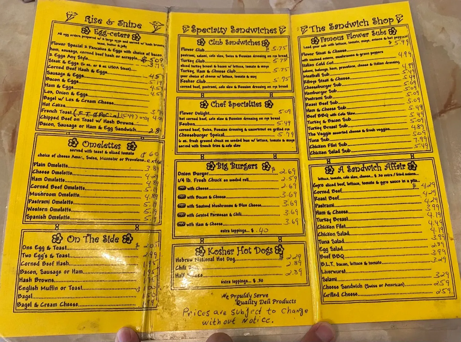 Menu 2