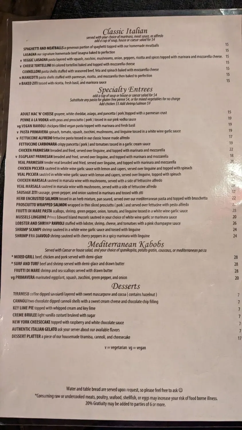 Menu 2