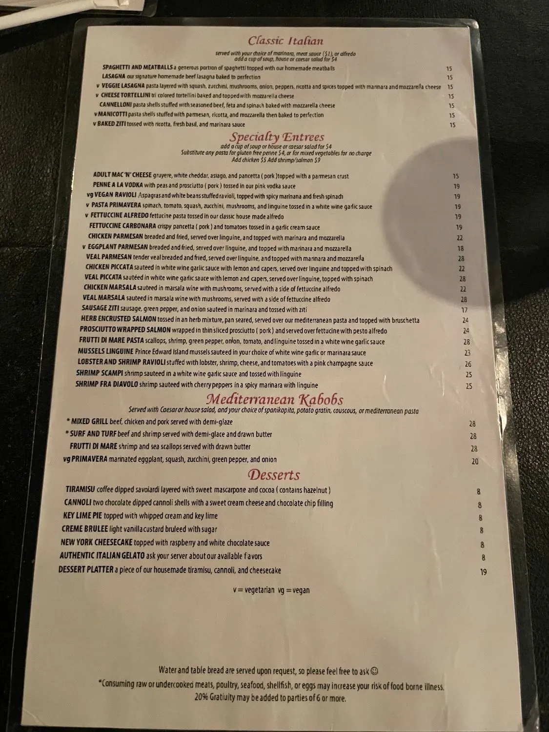 Menu 4