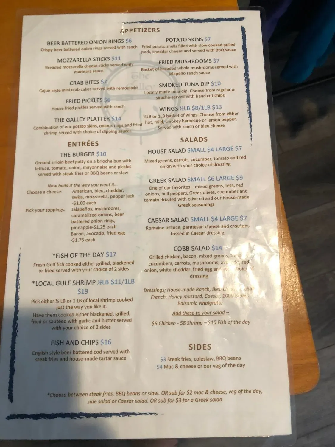 Menu 5