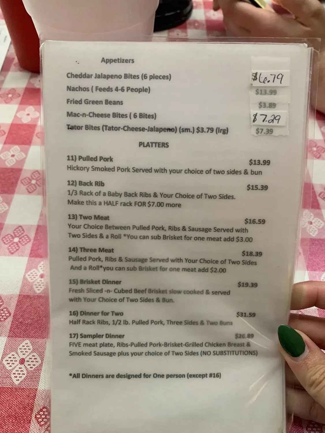 Menu 5