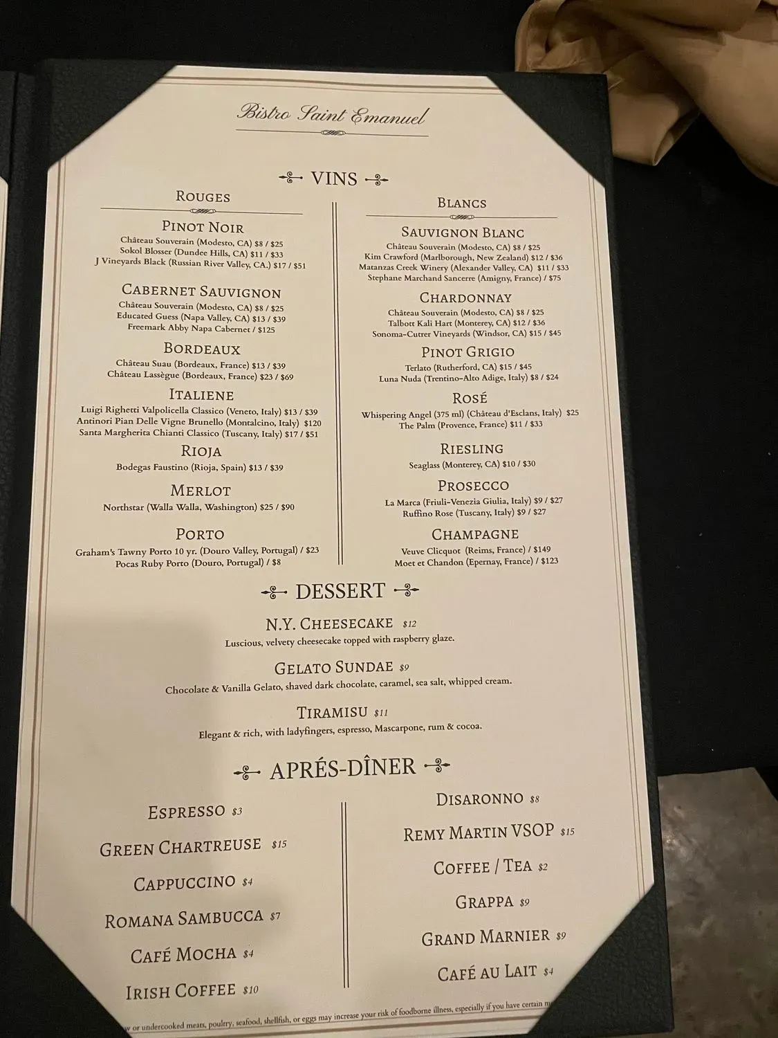 Menu 4