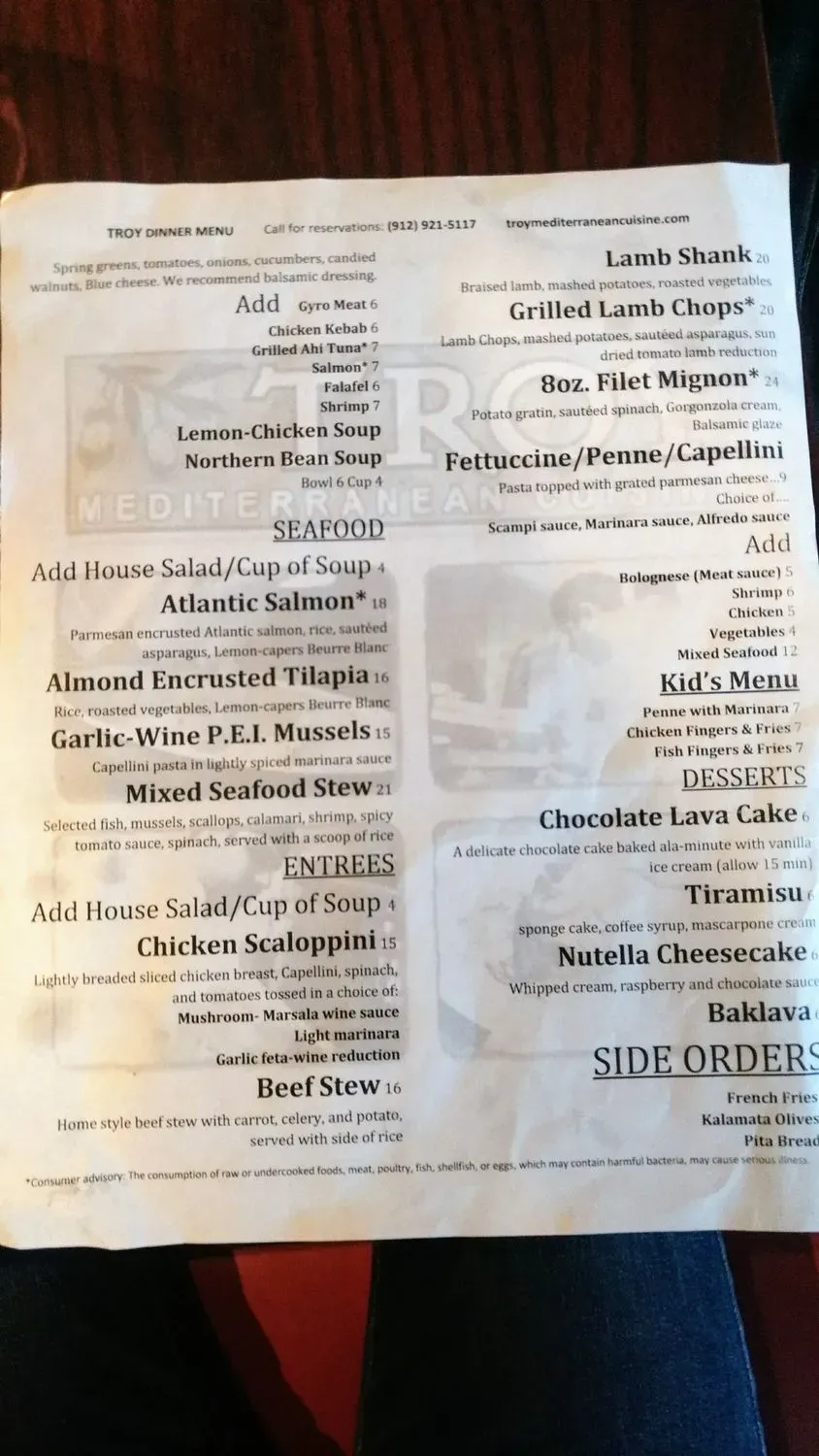 Menu 6